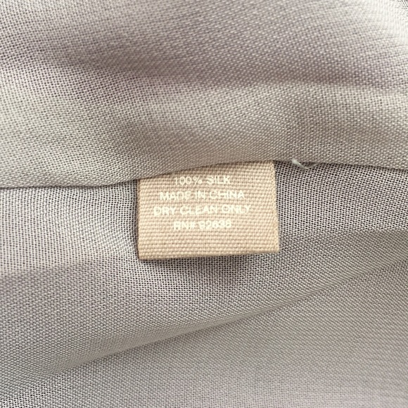 Fossil Purple and grey silk blouse - Picture 4 of 5